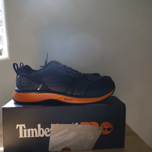 Timberland Pro Reaxion Composite Safety Toe Size 8 US Mens orange black - Picture 2 of 4